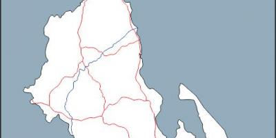 Kaart van Malawi kaart uiteensetting